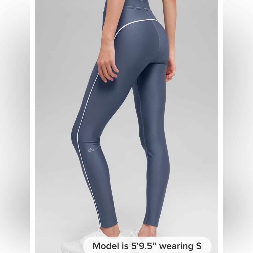 ALO Yoga Airlift High-Waist Suit
Up Legging - Bluestone/White-XS-NWT - Picture 3 of 9